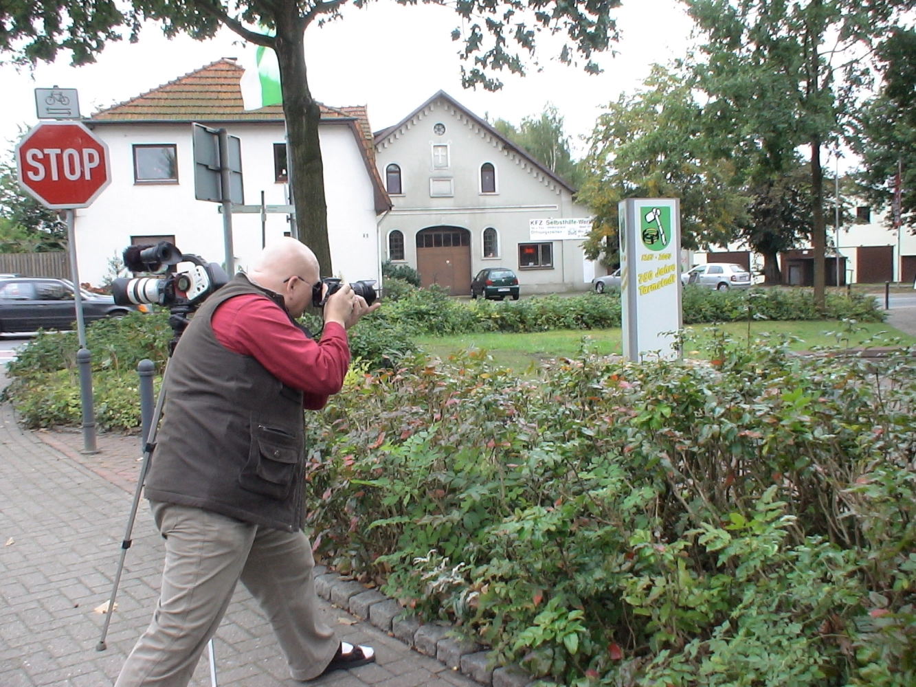 Ralf Drefin beim Fotografieren