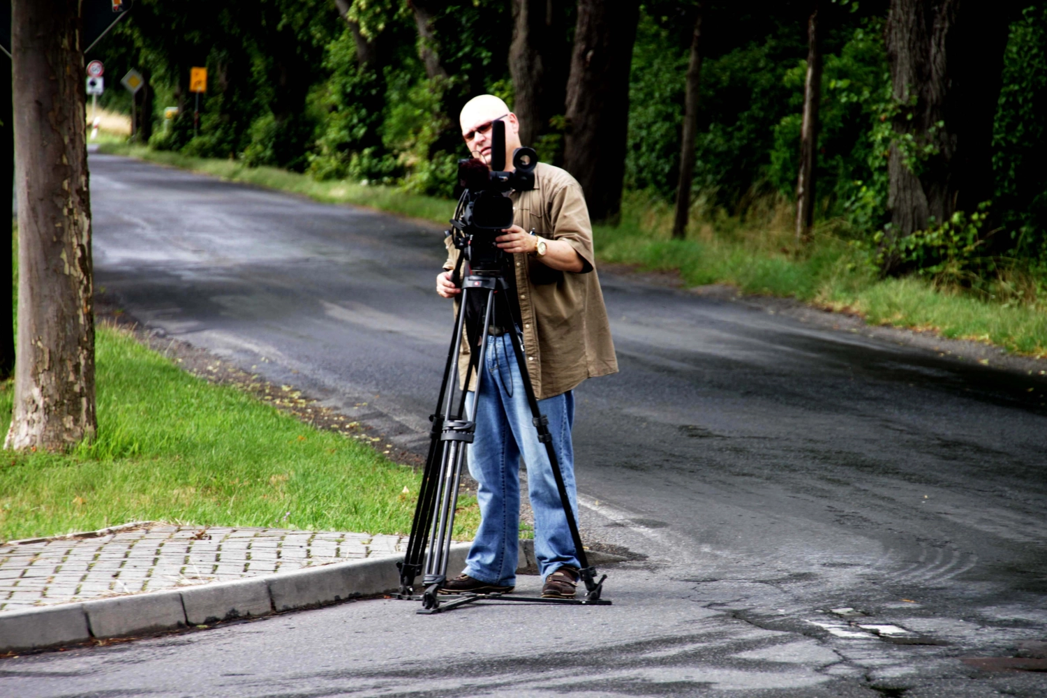 Ralf Drefin beim Fotografieren