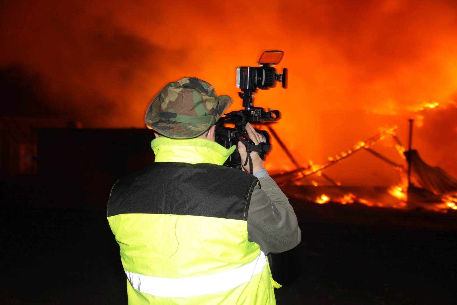 Ralf Drefin beim Fotografieren